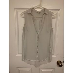 H&M button up tank tops (white and black)